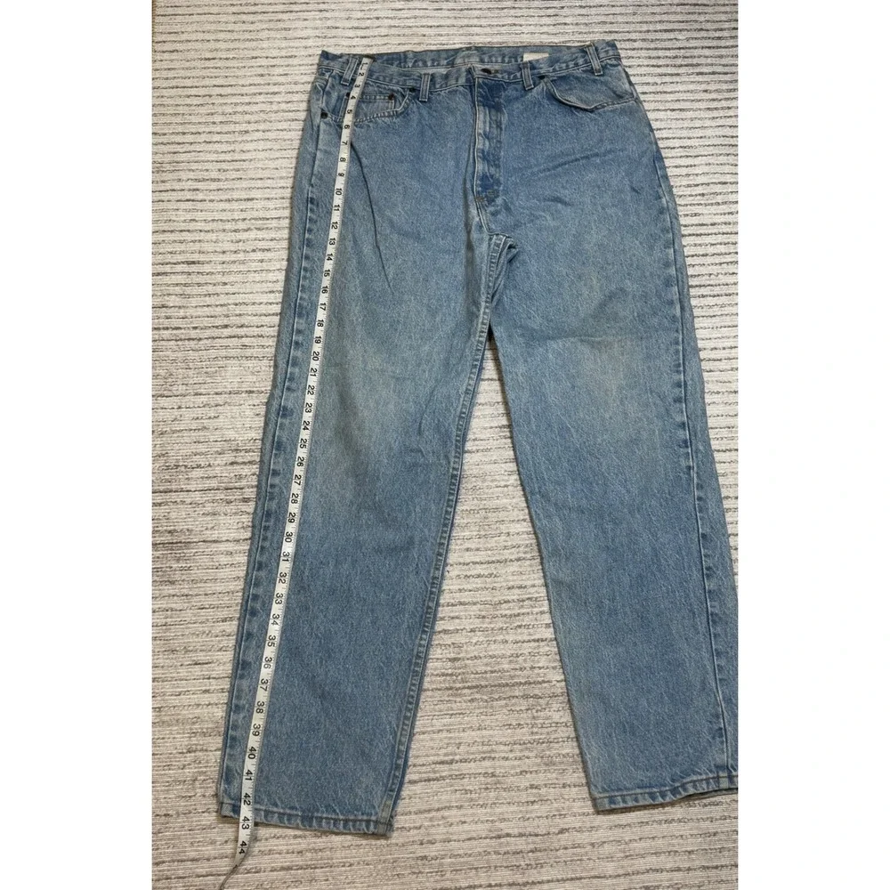 Vintage Sonoma Mens Jeans 38x32 Made in USA Light Wash Straight Leg Denim
